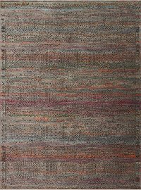 JV-02/5.3X7.4CHARCOALSUNSET 5 x 7 Medium Charcoal Gray and Sunset Area Rug - Javari-2