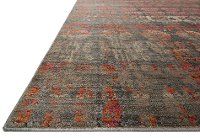 8 x 10 Large Steel Gray and Sunrise Area Rug - Javari