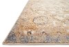 8 x 11 Large Beige and Blue Rug - Trinity
