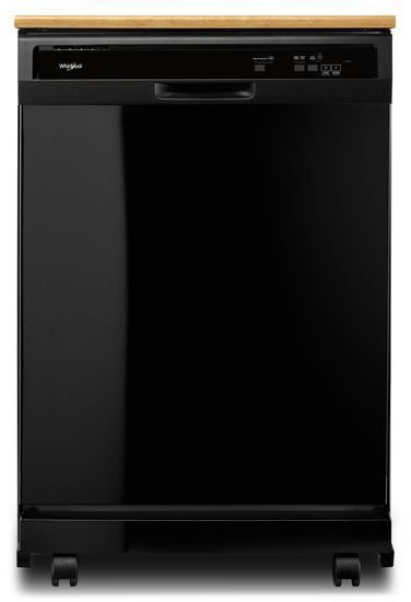 WDP370PAHB Whirlpool Portable Dishwasher - Black-1