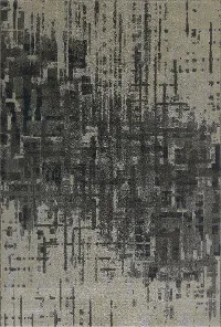 UPTON/UP1PE-5X8 5 x 8 Medium Pewter Gray Area Rug - Upton