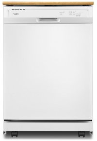 WDP370PAHW Whirlpool Portable Dishwasher with 12 Place Settings Capacity - White