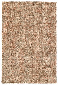 8 x 10 Large Kaleidoscope Brown, Rust and Ivory Area Rug - Calisa