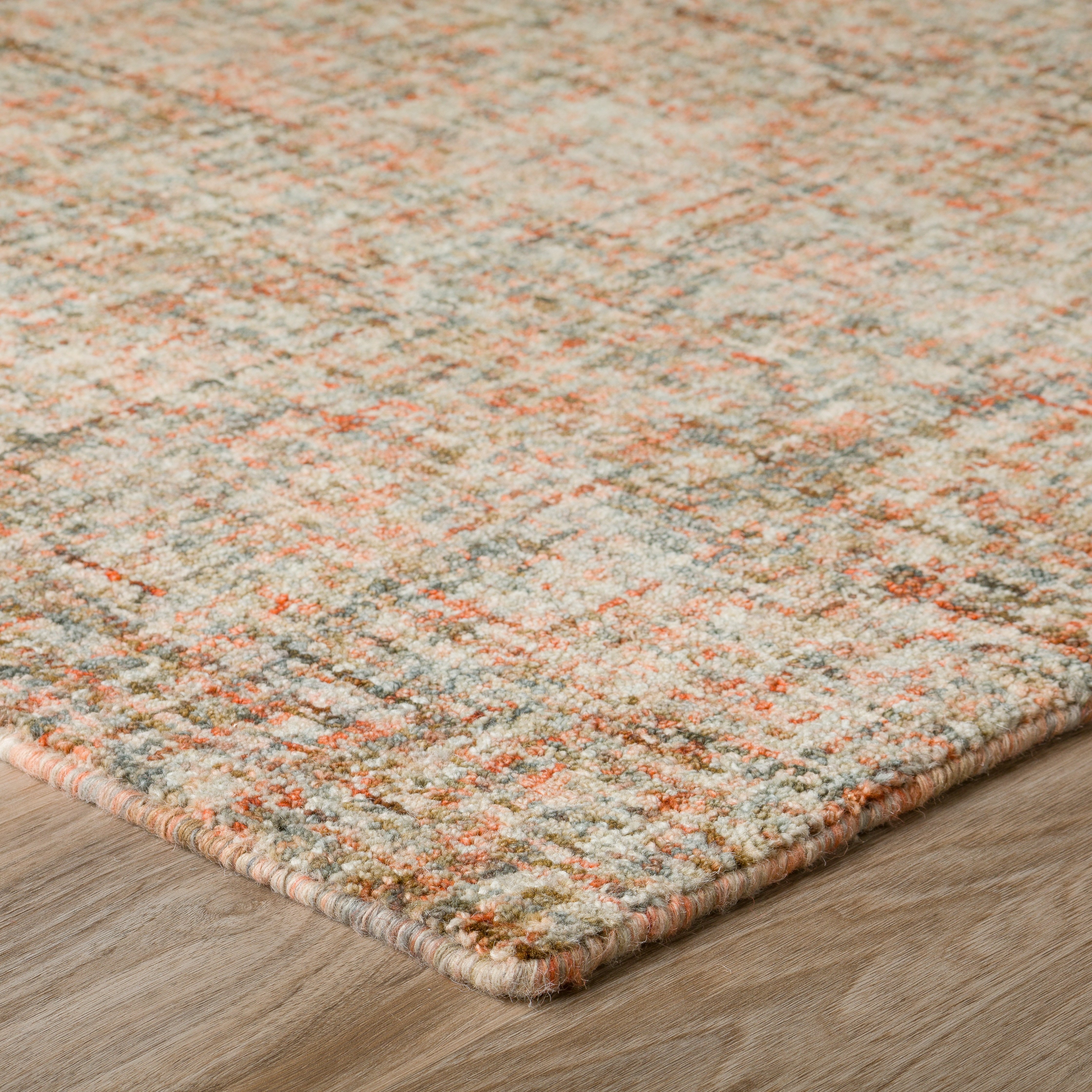 CALISA/CS5KA8X10 Calisa 8 x 10 Kaleidoscope Rust Area Rug-3