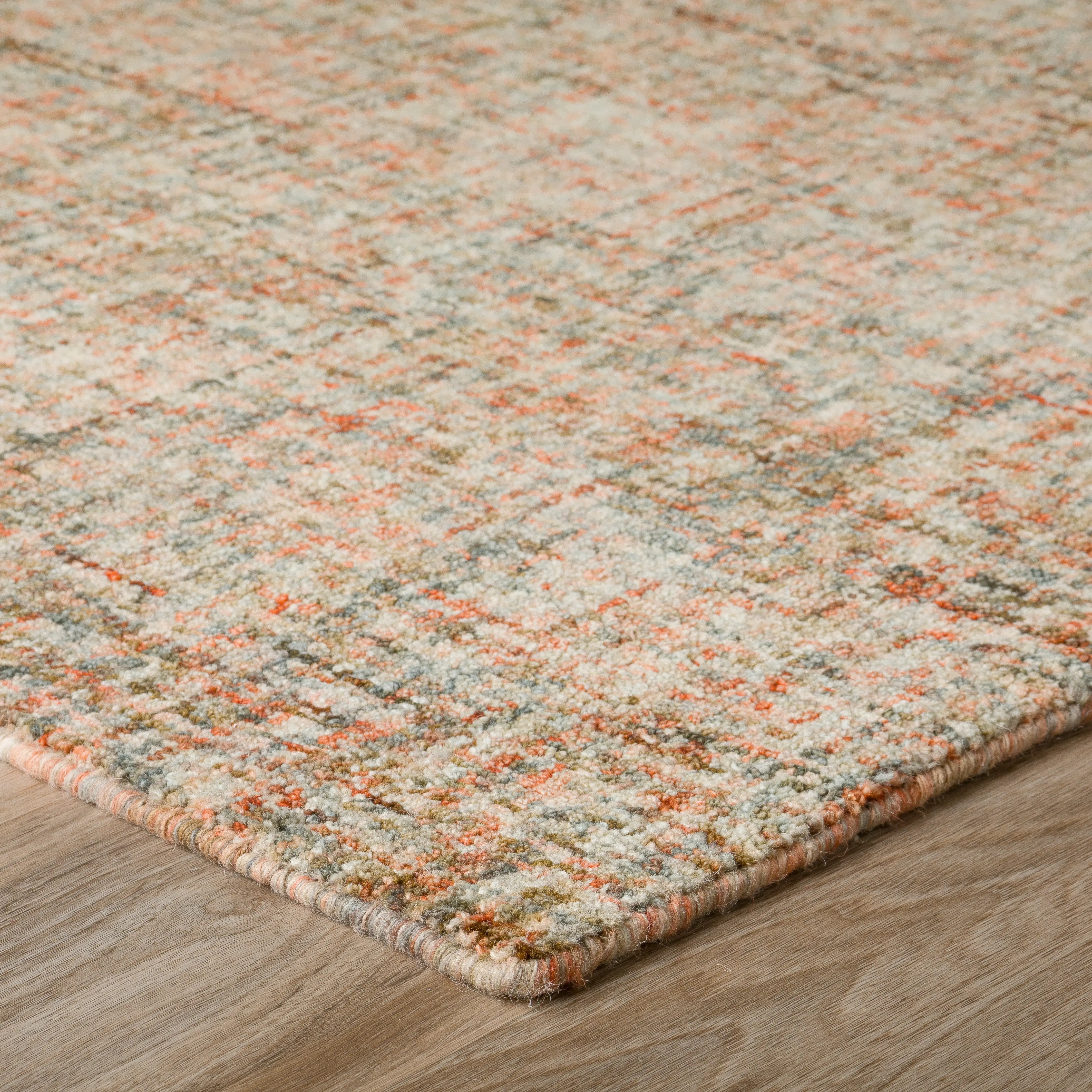 CALISA/CS5KA8X10 Calisa 8 x 10 Kaleidoscope Rust Area Rug-3