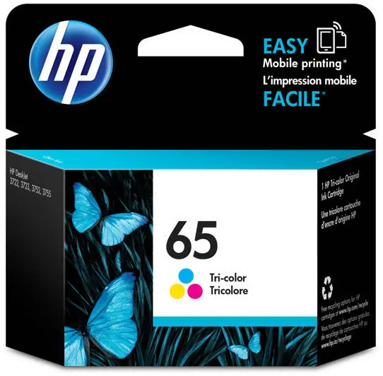 HP 65 TRICOLOR INKCART HP 65 Tri-Color Ink Cartridge-1
