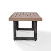 CO7225-BR Dark Brown Wicker Coffee Table - Beaufort-5