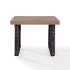 CO7229-BR Dark Brown Wicker Side Table - Beaufort -3
