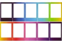 16437401 FujiFilm Mini Instamax Rainbow Instant Film-3