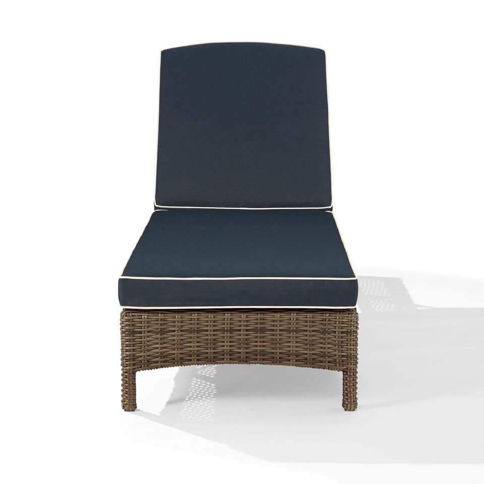 KO70070WB-NV Bradenton Navy Outdoor Wicker Chaise Lounge-2