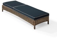 KO70070WB-NV Navy Outdoor Wicker Chaise Lounge - Bradenton-4
