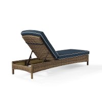 KO70070WB-NV Navy Outdoor Wicker Chaise Lounge - Bradenton-6