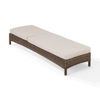 KO70070WB-SA Sand Outdoor Wicker Chaise Lounge - Bradenton-3