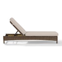 KO70070WB-SA Sand Outdoor Wicker Chaise Lounge - Bradenton-5