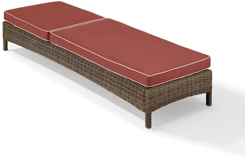 KO70070WB-SG Bradenton Sangria Outdoor Wicker Chaise Lounge-3