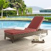 KO70070WB-SG Sangria Outdoor Wicker Chaise Lounge - Bradenton
