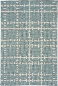 5 x 8 Medium Spa Green Indoor-Outdoor Rug - Finesse-Tower Court
