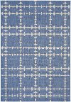 5 x 8 Medium Capri Blue Indoor-Outdoor Rug - Finesse-Tower Court