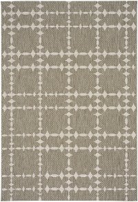 4 x 6 Small Barley Tan Indoor-Outdoor Rug - Finesse-Tower Court