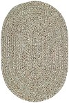 XX-Small Spa Green Oval Braided Indoor-Outdoor Rug - Sea Glass