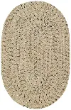 0110VS00200030600 XX-Small Shell Taupe Oval Braided Indoor-Outdoor Rug - Sea Glass
