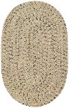 XX-Small Shell Taupe Oval Braided Indoor-Outdoor Rug - Sea Glass