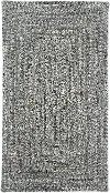0110QS05000800300 5 x 8 Medium Smokey Quartz Gray Oval Braided Indoor-Outdoor Rug - Sea Glass