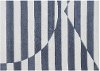 5 x 8 Medium Flint Gray and Off-White Area Rug - Capetown