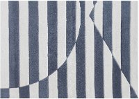 5 x 8 Medium Flint Gray and Off-White Area Rug - Capetown