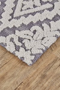 8 x 11 Large Pearl Gray Area Rug - Primrose