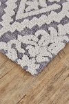 Clearance 8 x 11 Large Pearl Gray Area Rug - Primrose