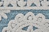 8 x 11 Large Ivory & Sea Blue Rug - Primrose-2