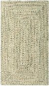 2 x 3 X-Small Shell Taupe Braided Indoor-Outdoor Rug - Sea Glass