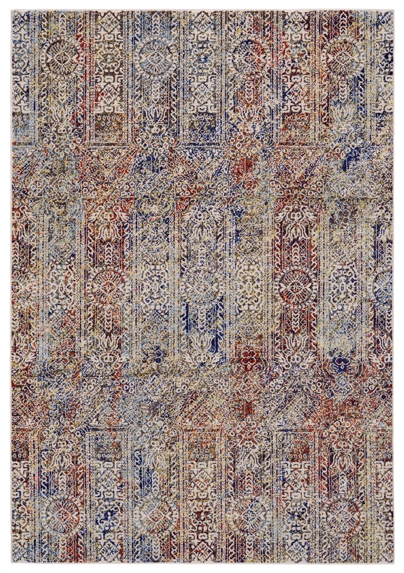8 X 11 Large Multi Colored Area Rug Emerson