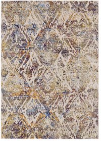 8 x 11 Large Cream Area Rug - Emerson