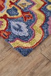 5 x 8 Medium Magenta Multi-Colored Area Rug - Imalla