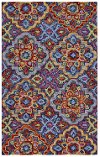 5 x 8 Medium Magenta Multi-Colored Area Rug - Imalla-3