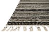 Magnolia Home Furniture 2 x 4 X-Small Black & Ivory Area Rug - Mikey