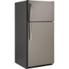 GTS21FMKES GE Top Freezer Refrigerator with LED interior lighting - 33 Inch Slate