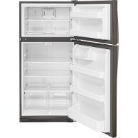 GTS21FMKES GE Top Freezer Refrigerator with LED interior lighting - 33 Inch Slate-3