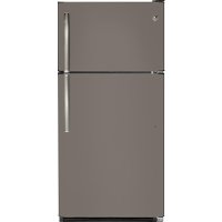 GTS21FMKES GE Top Freezer Refrigerator with LED interior lighting - 33 Inch Slate-4