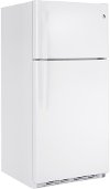GTS21FGKWW GE Top Freezer Refrigerator with LED interior lighting - 33 Inch White