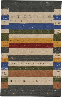 3 x 5 Small Multi-Colored Area Rug - Simply Gabbeh