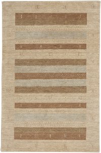 5 x 8 Medium Stucco Beige Area Rug - Simply Gabbeh