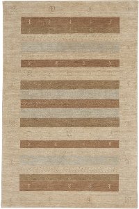 8 x 10 Large Stucco Beige Area Rug - Simply Gabbeh