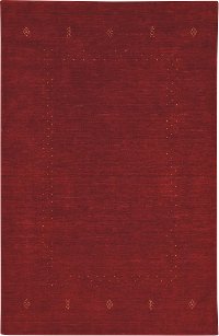 5 x 8 Medium Red Clay Area Rug - Simply Gabbeh