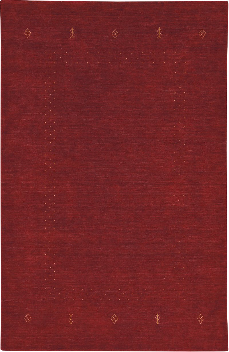 5 X 8 Medium Red Clay Area Rug Simply Gabbeh