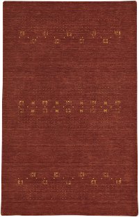 5 x 8 Medium Adobe Red Area Rug - Simply Gabbeh