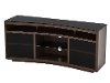 Dark Cherry Curved TV Stand (60 Inch) - Radius