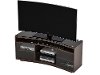 Dark Cherry Curved TV Stand (60 Inch) - Radius-2